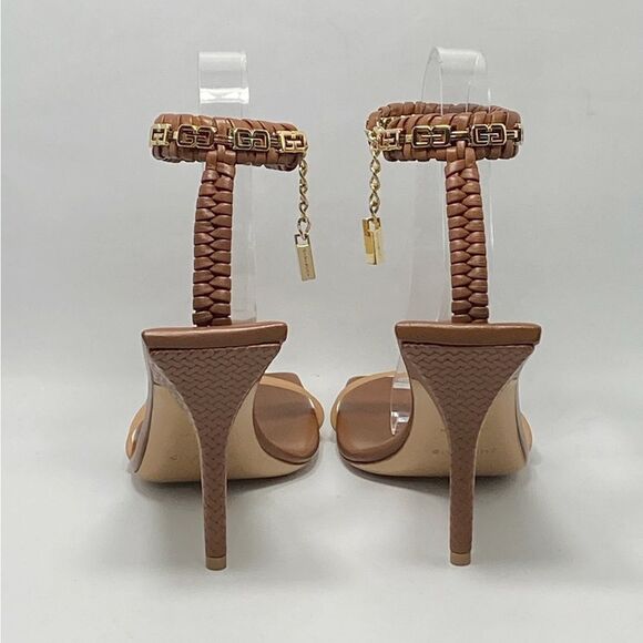 Givenchy 4G Woven Ankle Strap Stiletto Sandals size 38.5 - Picture 8 of 13